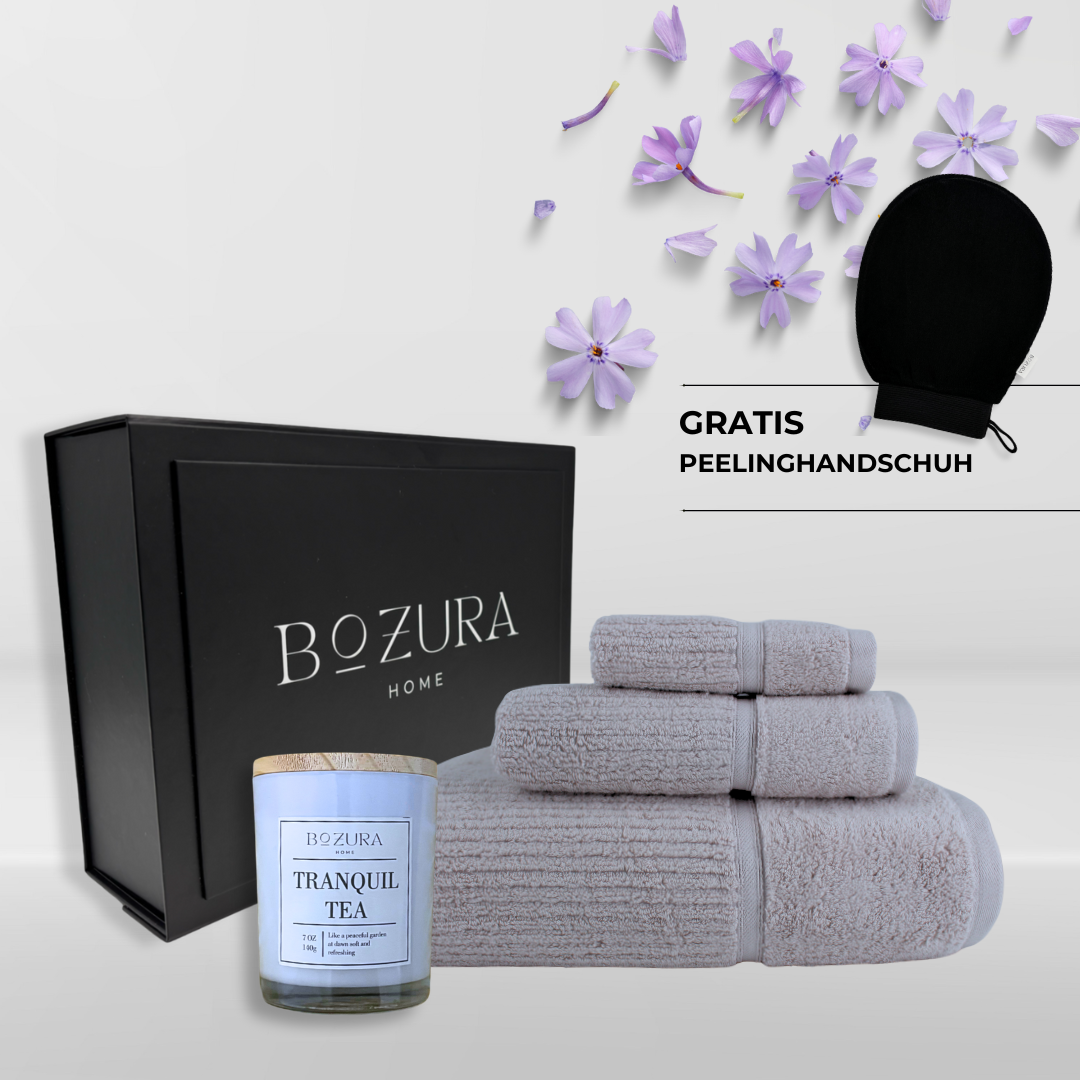 THE HAMMAM - HANDTUCH SET MIT DUFTKERZE