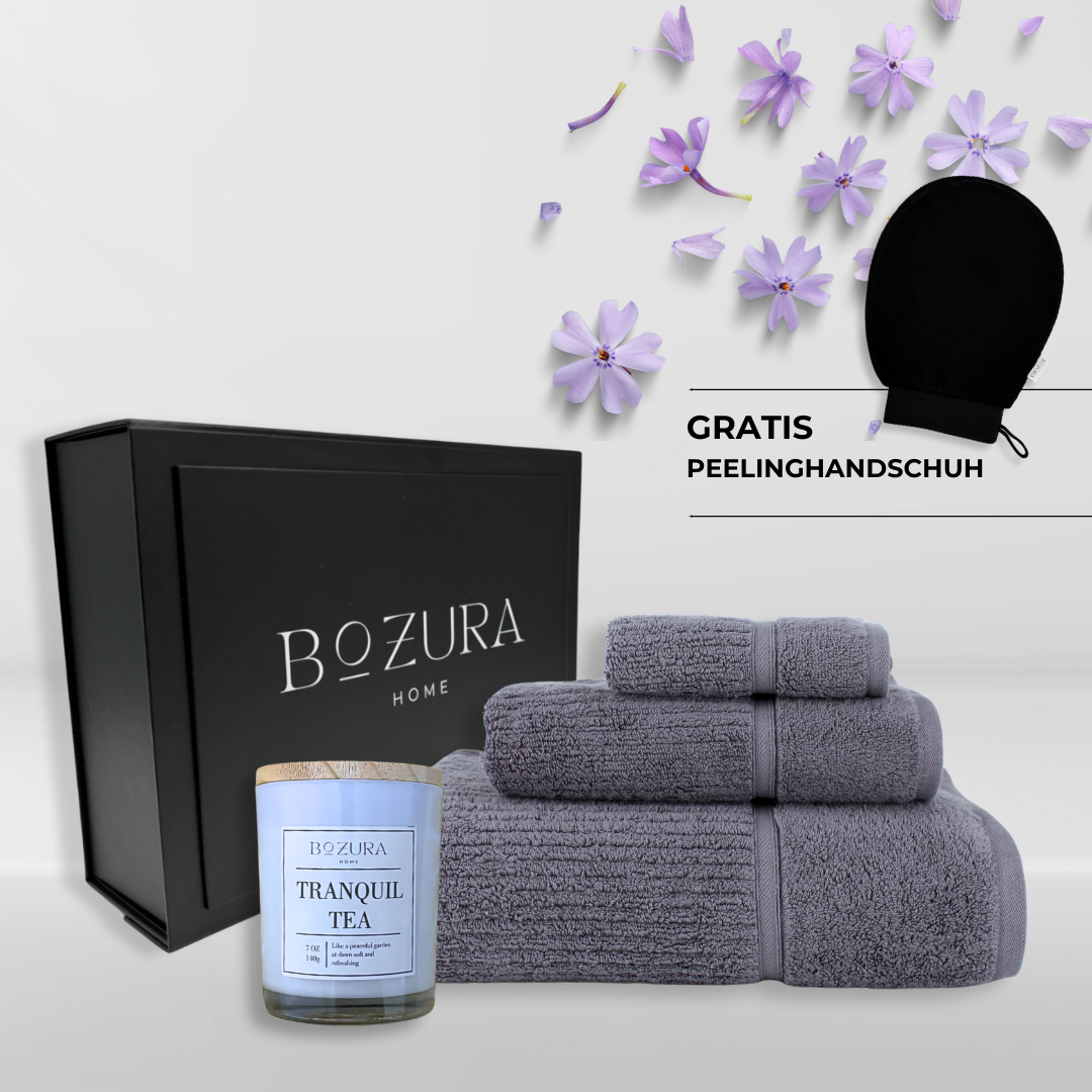 THE HAMMAM - HANDTUCH SET MIT DUFTKERZE